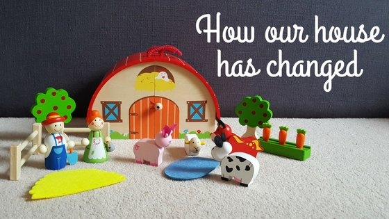 How our house has changed since having children