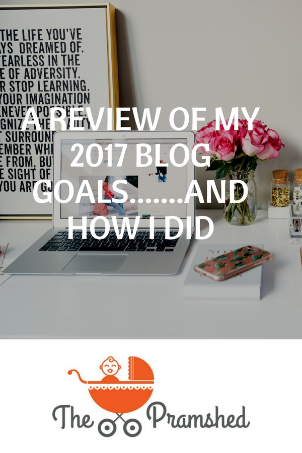 A review of my 2017 blog goals and how I did