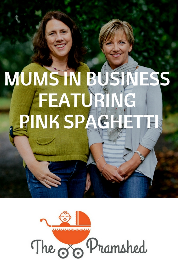 Mums in Business featuring Pink Spaghetti Pinterest Pin