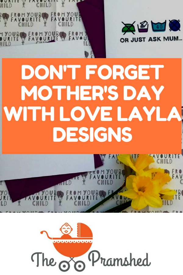 Don't forget about Mother's Day with Love Layla Designs