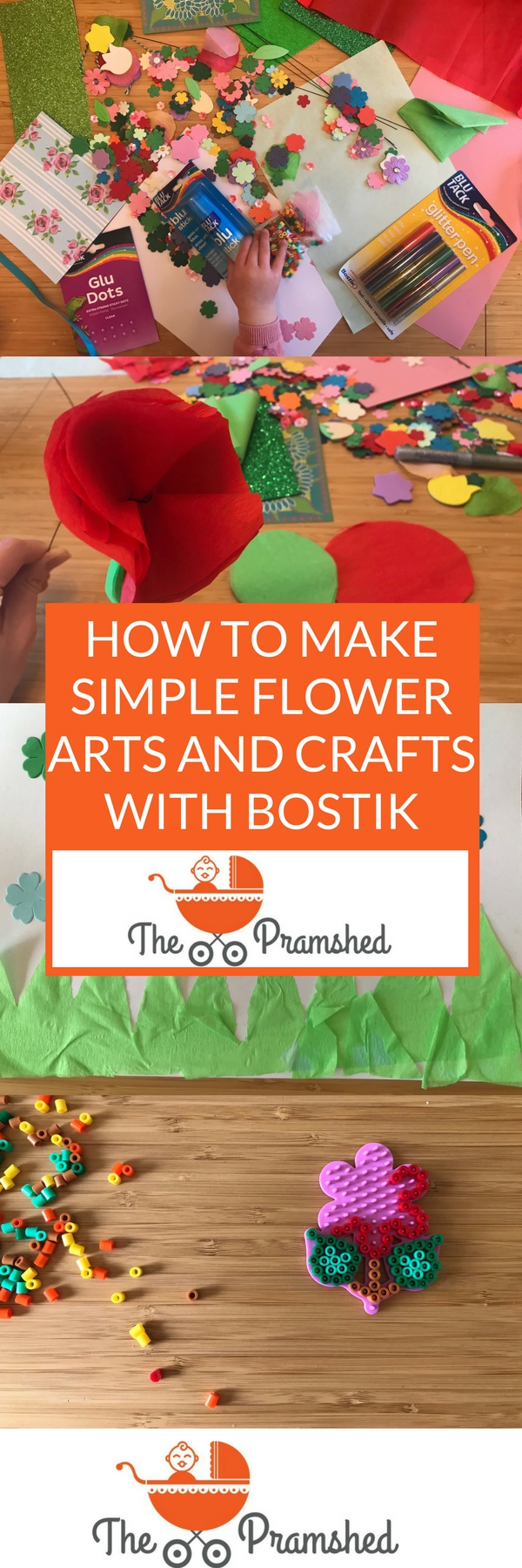 Simple Flower Arts and Crafts with Bostik
