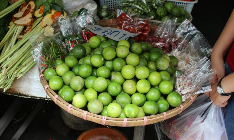 Fresh limes for Thai cooking
