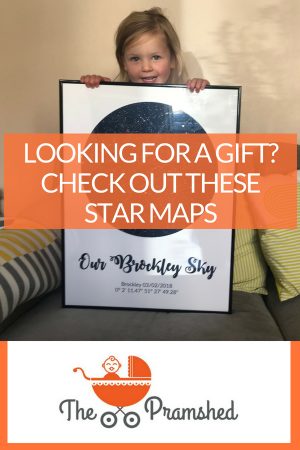Looking for a unique and personalised gift? Check out these star maps by Modern Map Art