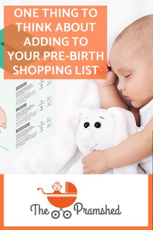 One thing to think about adding to your pre-birth shopping list