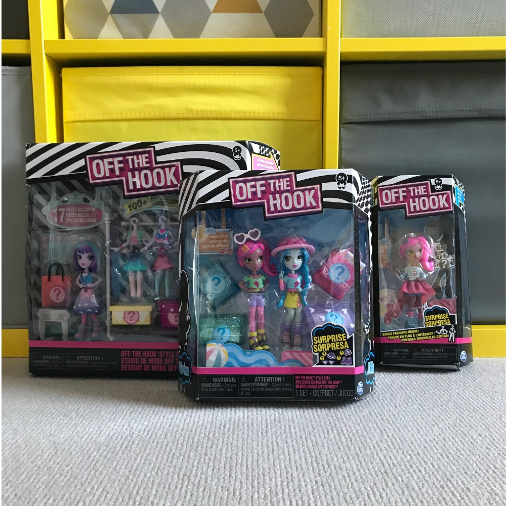 Range of Off The Hook dolls that we received