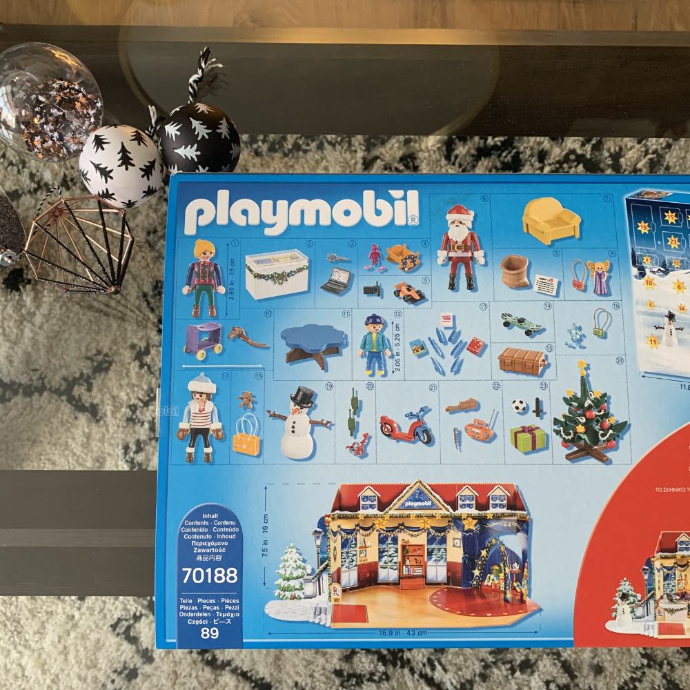 A look at what you get in the PlayMobil Toy Store advent calendar