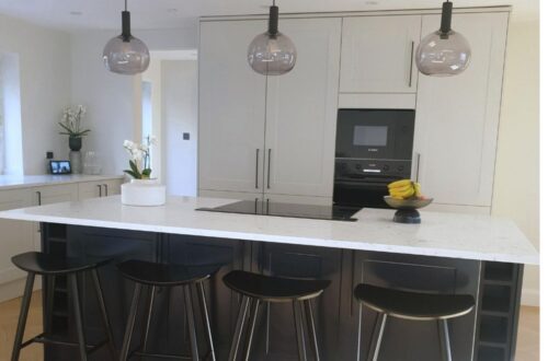 Sarah's beautifully extended kitchen extension completed as part of their house renovation