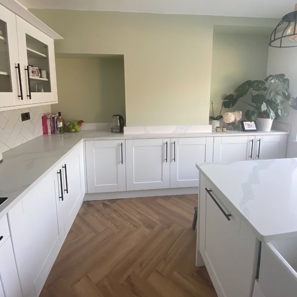 The beautiful and newly renovated kitchen from DIY Kitchens